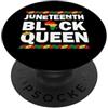 Novelty Juneteenth tees Regina Juneteenth PopSockets PopGrip Adesivo