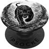 Artistic Wilderness Pantera selvaggia disegnata con arte in natura PopSockets PopGrip Adesivo