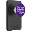 Dark Romance Phone Grip Smutty Book Case Give Me a Hand Necklace & Tell Me Im a Good Girl Book Purple PopSockets PopWallet per MagSafe