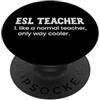 Matching Wholesome Teacher Appreciation ESL Teacher Like A Normal Teacher Only Way Cooler Dizionario PopSockets PopGrip Adesivo