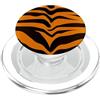 Cute Phone Accessories by Funny Unicorn Fantastico supporto per telefono animale safari in pelle di tigre veleno. PopSockets PopGrip per MagSafe