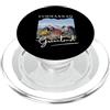 Greenland Tourist Vacation Souvenir Uumm Uummannaq Island Tradizionali Colorate Case Viaggiatori Uomini PopSockets PopGrip per MagSafe