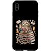 Bookworm Owl Currently Reading Introvert Custodia per iPhone XS Max Attualmente leggendo e ignorando tutti