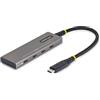 StarTech Hub USB-C 4 porte 10Gbps, ricarica Power Delivery 100W, 4x USB-C, protezione sovracorrente, alluminio PCR, per MacBook/Dell/ThinkPad/HP/iPad/Tablet