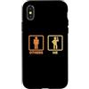 Camicie gelato divertenti per amanti del Custodia per iPhone X/XS Divertente Appassionato di gelato Amante del gelato
