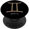 Segni zodiacali minimalisti Segno zodiacale minimalista Gemelli PopSockets PopGrip Adesivo