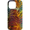 generic Custodia per iPhone 14 Pro Max Motivo colorato della giungla della riga della tig