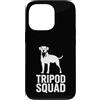 Cani da soma canini resistenti Custodia per iPhone 13 Pro Tripod Squad Supporto per la resilienza a tre zampe del cane