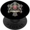 Magliette della Croazia & Co. BOG I HRVATI - Epico cristiano croato PopSockets PopGrip Adesivo