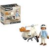 PLAYMOBIL | Veicoli | 80 anni di Vespa: stile classico | Vespa anniversario color crema con personaggio, cestino e foglio di adesivi | Giocattolo per bambini dai 5 anni in su | 72283