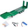 TOUCAN RC HOBBY HUINA 1/18 Plastica Flatbed Semi Rimorchio 1502 per Radiocontrollato Trattore Camion 1501 Gambe di Supporto Elettrico Batteria Nessuna Luce