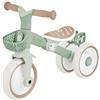 Globber Triciclo Evolutivo Bambini 2 in 1 Verde Regolabile Pedali Rimovibili