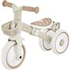 Globber Triciclo Evolutivo Bambini 2 in 1 Beige Regolabile Pedali Rimovibili