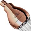 Heatsistence Soffione doccia ad alta pressione, potente soffione per bagno deluxe con forte flusso di spruzzo e piccoli ugelli in silicone, misura universale, funziona con docce a flusso d'acqua alto e basso, 2,5