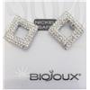 SANICO Srl BJT923 ORECCHINI WHITE PAVE STAINLESS STEEL
