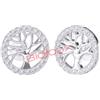 SANICO Srl BJT994 ORECCHINI TREE LIFE STAINLESS STEEL