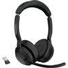 Jabra Evolve2 55 Auricolare Wireless A Padiglione Ufficio USB tipo-C Bluetooth Base di ricarica