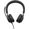 Jabra Evolve2 40 SE Auricolare Cablato A Padiglione Ufficio USB Type-C / USB Type-A Nero