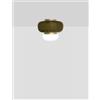 Vistosi FARO LAMPADA DA SOFFITTO P VERDE ANTICO BIANCO OTTONE VERNICIATO L3202 LED 3000K 13W 2000lm DIMMERABILE
