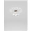Vistosi DIAMANTE FARETTO CRISTALLO NICKEL SATINATO L22DD LED 2700 K 9 W 1100 lm DIMMERABILE
