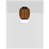 Vistosi FARO LAMPADA DA SOFFITTO G TERRA BRUCIATA BIANCO NERO OPACO 2 L3202 LED 3000K 13W 2000lm DIMMERABILE