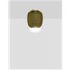 Vistosi FARO LAMPADA DA SOFFITTO G VERDE ANTICO BIANCO OTTONE VERNICIATO L3202 LED 3000K 13W 2000lm DIMMERABILE