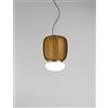 Vistosi FARO SOSPENSIONE G TERRA BRUCIATA BIANCO OTTONE VERNICIATO L2202 LED 2700K 13W 2000lm DIMMERABILE