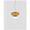 Vistosi FARO SOSPENSIONE P AMBRA SCURA BIANCO NERO OPACO 2 L2202 LED 2700K 13W 2000lm DIMMERABILE