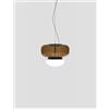 Vistosi FARO SOSPENSIONE P TERRA BRUCIATA BIANCO NERO OPACO 2 L2202 LED 2700K 13W 2000lm DIMMERABILE