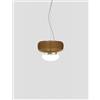 Vistosi FARO SOSPENSIONE P TERRA BRUCIATA BIANCO OTTONE VERNICIATO L3202 LED 3000K 13W 2000lm DIMMERABILE