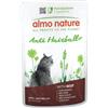 Almo Nature Functional Anti-Hairball Cats con Manzo 70 g Alimento Umido per Gatti Adulti