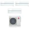 Mitsubishi - Condizionatore Mitsubishi Trial Split Inverter LN Pearl White 9+9+12 9000+9000+12000 Btu MXZ-3F54VF WiFi A+++ R-32