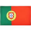 AZ FLAG Bandiera Portogallo 150 x 90 cm con 4 occhielli, bandiera portoghese per balcone o parete