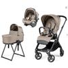 Peg Perego SPA Peg Perego Trio SWITCH DESERT Navicella Flex Passeggino Ovetto SLK e Stand by Me