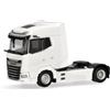 Herpa modello camion DAF XG facelift trattore stradale 2 assi, bianco, miniatura in scala 1:87, pezzo da collezione, Made in Germany, plastica