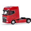 Herpa modello camion DAF XG+ facelift trattore stradale 2 assi, rosso, miniatura in scala 1:87, pezzo da collezione, Made in Germany, plastica