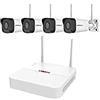 Lifebox Kit video sorveglianza wireless WiFi 4 telecamere, disco rigido 2T