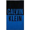 Calvin Klein Telo mare CK piscina spa spugna di cotone cm.180 x 100 (circa) logato articolo KU0KU00105 TOWEL, C4X Dynamic blue, UNICA - ONE SIZE