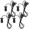 BORDEAG 4 mini faretti LED USB 5 V dimmerabili, luce spot, mini faretti dimmerabili con interruttore, luci spot luminose, USB, per casa, gioielli, decorazione, pittura