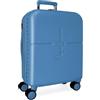 Pepe Jeans Highlight Blu Valigia da Cabina 40x55x20 cm Rigido ABS Chiusura TSA Integrata 3.7L 2.8kg 4 Doppie Ruote Estensibile Bagaglio a Mano di Joumma Bags