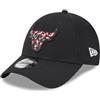 New Era Seasonal INFILL 9FORTY CHIBUL BLKSCA Chicago Bulls - Coperchio Maschio,