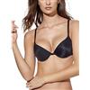 Selene, Reggiseno Donna con Ferretto e Coppe Push-Up, Spalline Multi-Posizione, Collezione Lola, Colore Nero, Taglia 2B