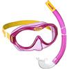 Mares Combo Dilly - Set maschera e boccaglio bambini 4-7 anni, maschera in TPE flessibile, lente morbida, boccaglio ergonomico in silicone