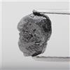 NATURAL ROSE CUT DIAMONDS 0.96 Ct Diamante Naturale Grezzo Nero Grigiastro
