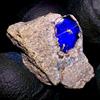 OPAL EMPIRE Pietra Opale Naturale Grezza Nera Fire 6.5 Ct 18x13 mm