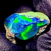 OPAL EMPIRE Opale Naturale Etiopica Nero Grezzo Fire Opal 4,2 ct 15x8 mm