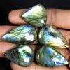 Royal_gems_shop 147,45 ct 100% naturale blu potere labradorite pera cabochon pietra...