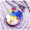 Mystic Quarzo Multicolore GS Argento Massiccio Ciondolo 80.85 KT Certificato