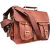 Fatto a mano Borsa a Tracolla Uomo Vintage In Pelle Portadocumenti Grande Satchel