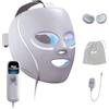 Shark CryoGlow FW312PL - Maschera a LED (FSA/HSA*) con raffreddamento sotto gli occhi, anti-invecchiamento e riparazione delle imperfezioni, LED rosso e blu, terapia della luce a infrarossi, USB-C